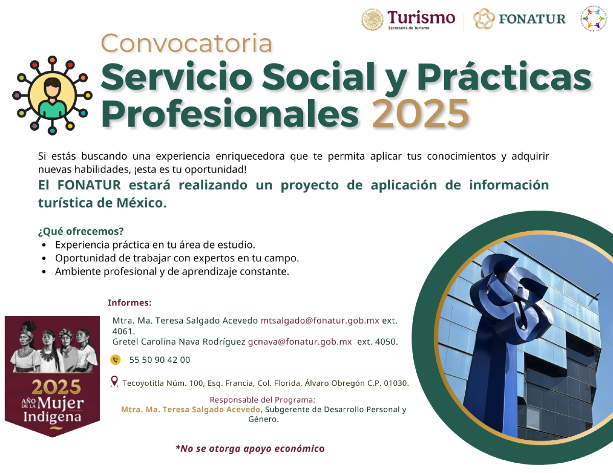 UNIVDEP's tweet photo. ¡Habemus oportunidad! 📢
Servicio Social y Prácticas Profesionales disponibles para el Proyecto de aplicación de información turística de México.

Lee cuidadosamente y postúlate.

#ComunidadUNIVDEP #universidad #PrácticasProfesionales #ServicioSocial https://t.co/iG7rfLpLQV