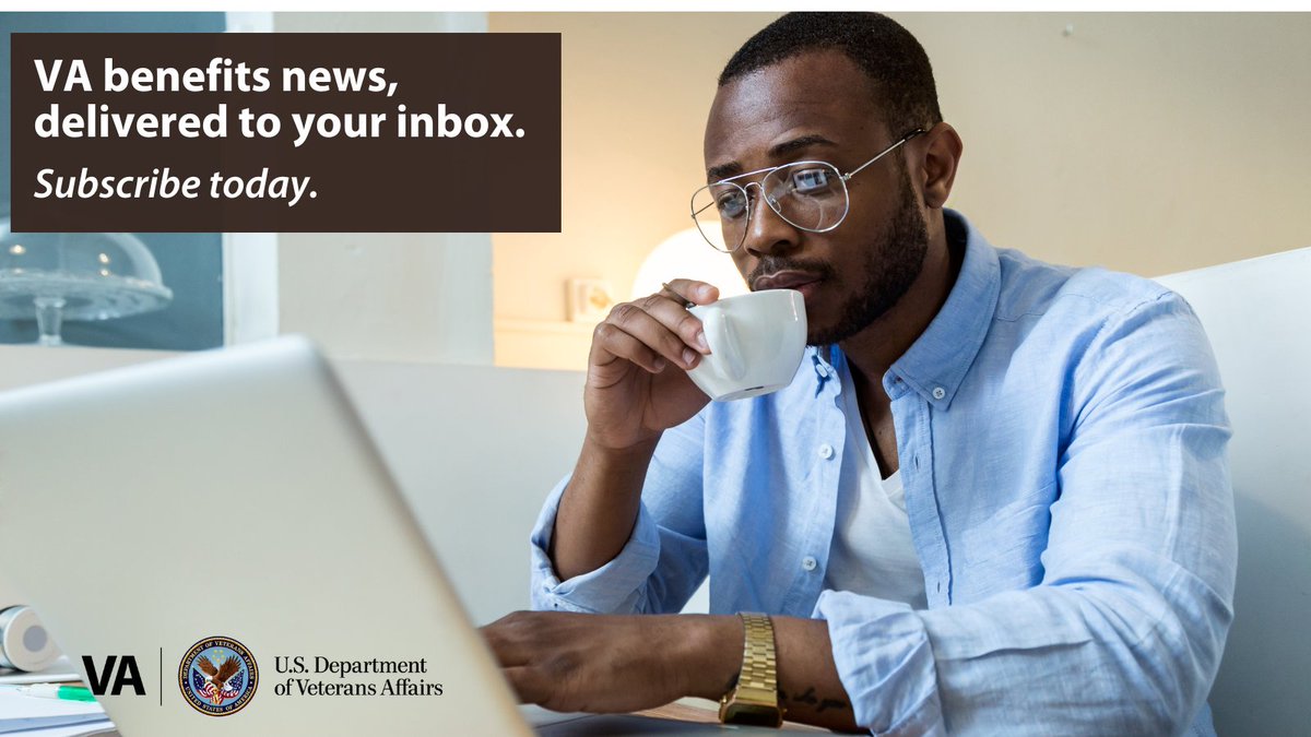 Stay up-to-date on all of the benefits and services available to you by subscribing to the Veterans Benefits Newsletter today! The newsletter comes out monthly. Subscribe today to stay in the know.

Subscribe:
public.govdelivery.com/accounts/USVAV… 📧
