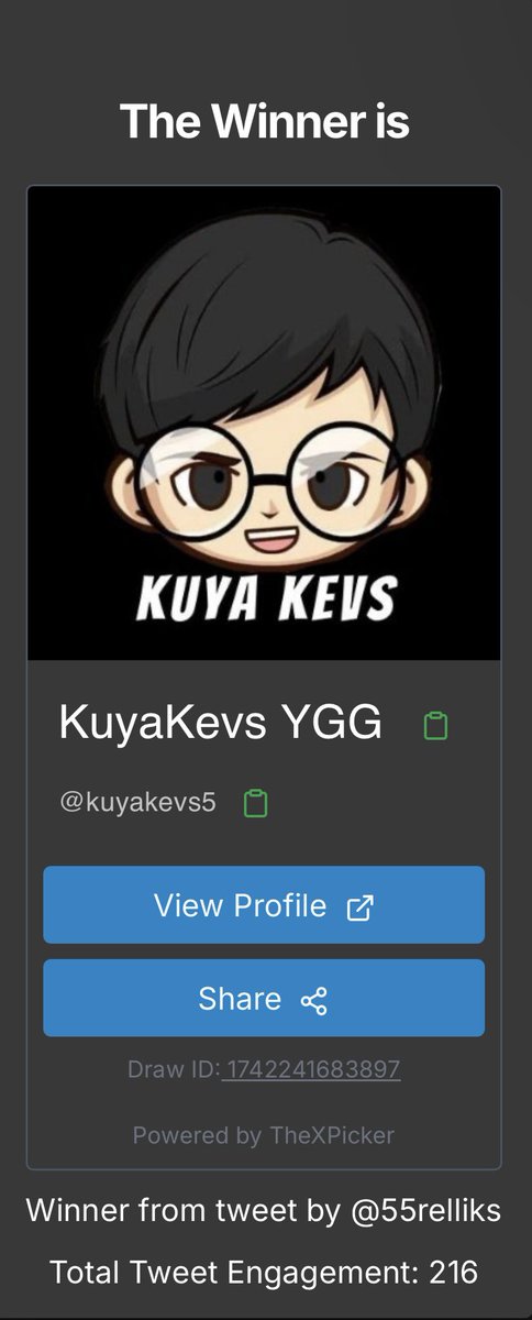 Congrats <a href="/kuyakevs5/">KuyaKevs YGG</a> dm me your 0x here on X or in DFK discord!!

🔥👊🏼😈