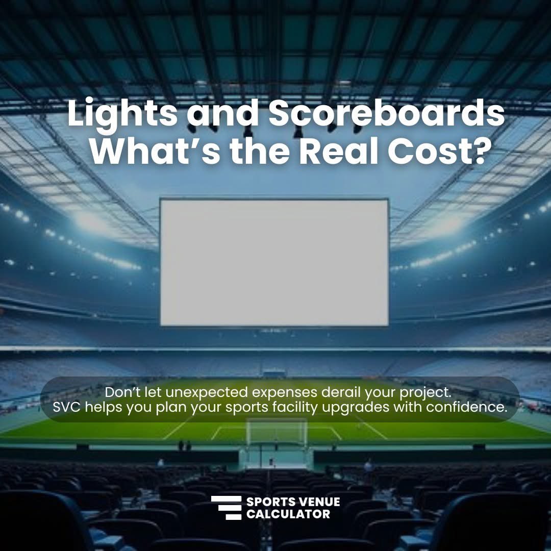 SportsVenueCalc's tweet image. 🏟️ Lights and Scoreboards – What’s the Real Cost? ⚡

Upgrading your sports facility? Don’t let unexpected expenses throw you off track!
Get a custom cost estimate and plan with confidence.

🔗 Find out now: sportsvenuecalculator.com/cost-calculato…

#SportsFacility #VenueUpgrades #CostEstimator