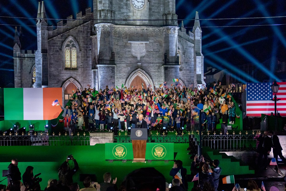 JoeBiden's tweet image. My grandfather Ambrose Finnegan used to say, "If you're lucky enough to be Irish, you're lucky enough."
Happy St. Patrick's Day!