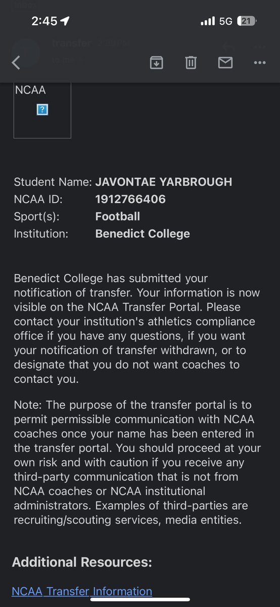 Javontae Yarbrough tweet media