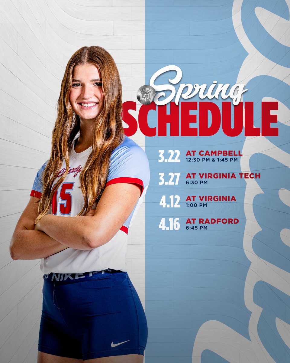 2025 Spring Schedule! 📅
Taking on ECU and Charlotte at Campbell!
Matches at UVA and Virginia Tech!
* Radford match closed to the public