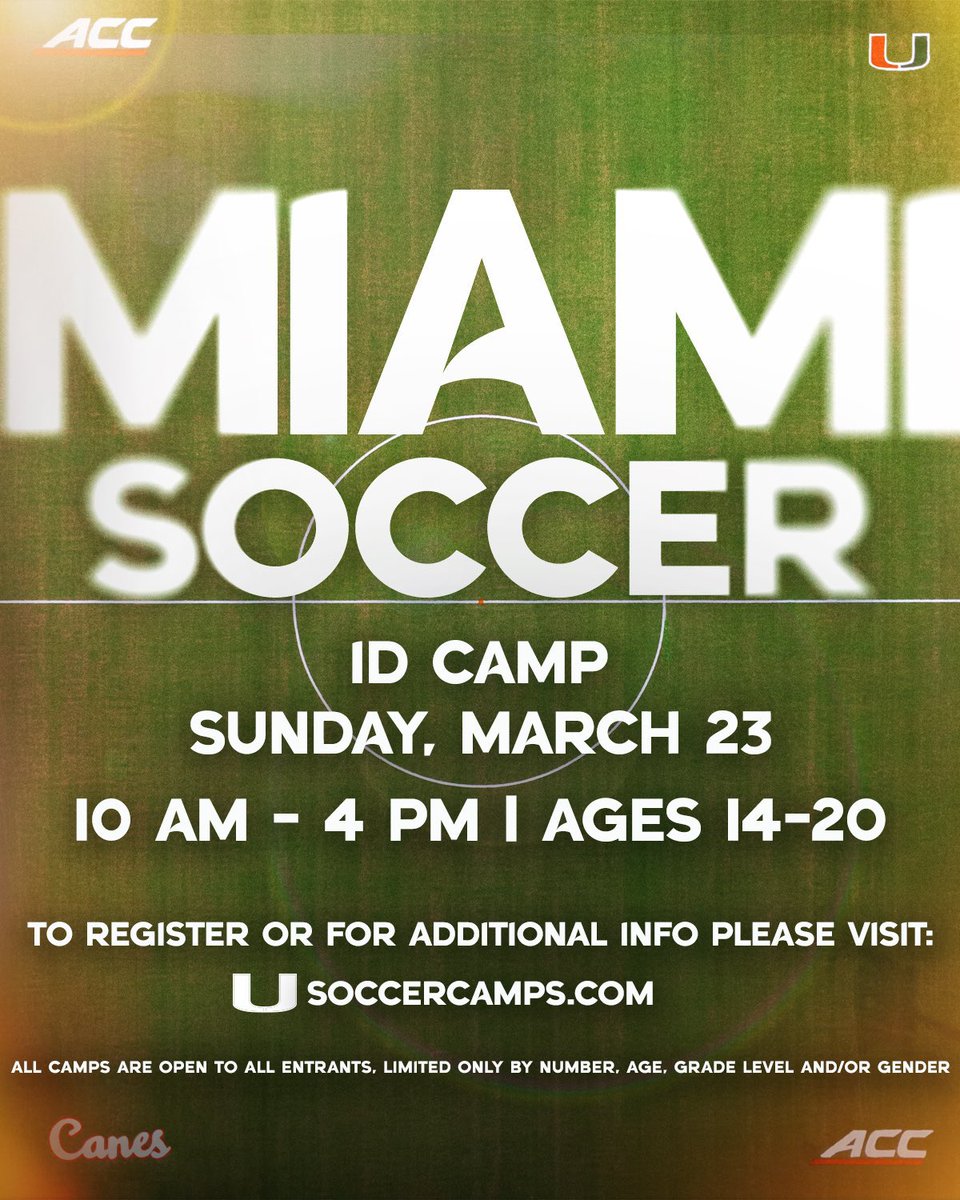 We’re less than a week away from our March ID Camp and there’s just a few open spots remaining! 

Visit Usoccercamps.com today to reserve your spot while you still can!