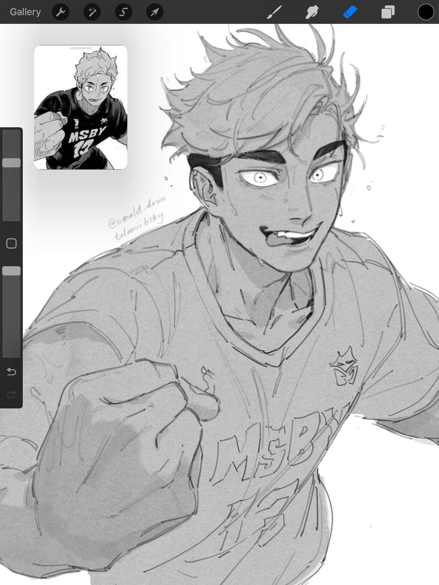 feeling a little extra delusional with this tsumu redraw