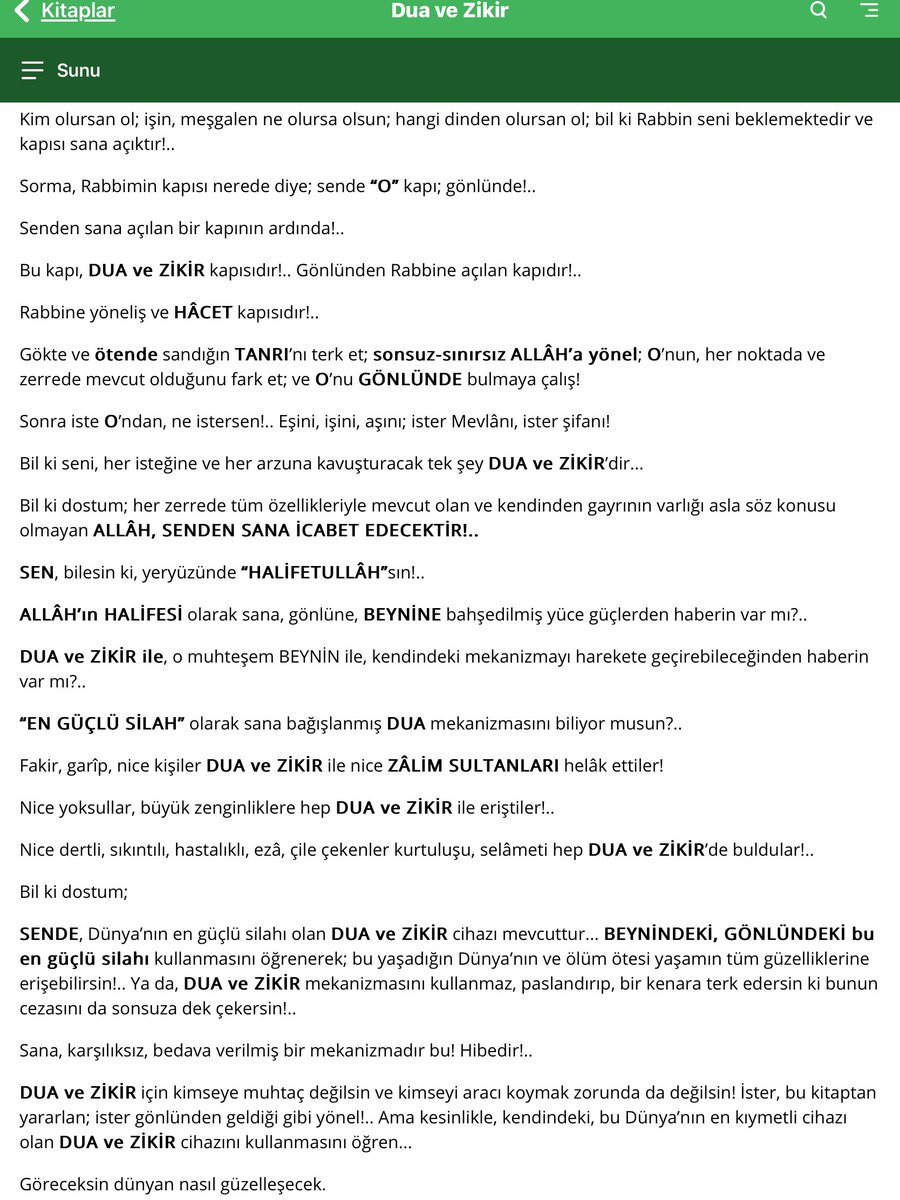 DUAM NİYE KABUL OLMUYOR, DİYORSUN YA; ANLATAYIM !

DOĞRU ADRESE YOLLAMIYORSUN DUANI ! O yüzden de duana icabet olmuyor! Ediyorum ediyorum cevap gelmiyor, demeye devam ediyorsun.

Mesajını evrene yolluyorsun! 
Evrenin dibi bucağı yok! Başı sonu yok!

Yanlış adrese yöneliyorsun!