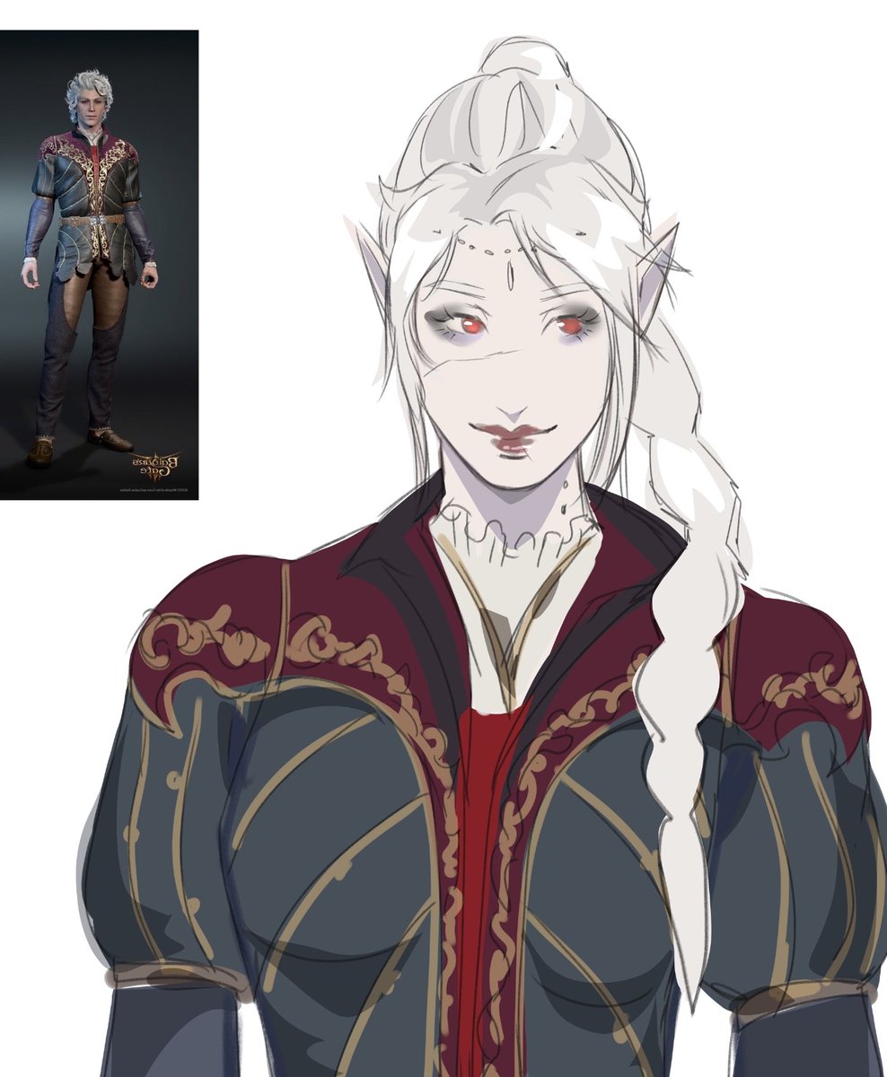 MissAmethysa's tweet image. Shadowheart + Astarion: The Pale Princess? ❤️🦇

#Baldursgate3 | #bg3 | #baldursgate3fanart