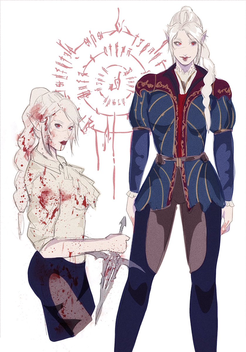 MissAmethysa's tweet image. Shadowheart + Astarion: The Pale Princess? ❤️🦇

#Baldursgate3 | #bg3 | #baldursgate3fanart