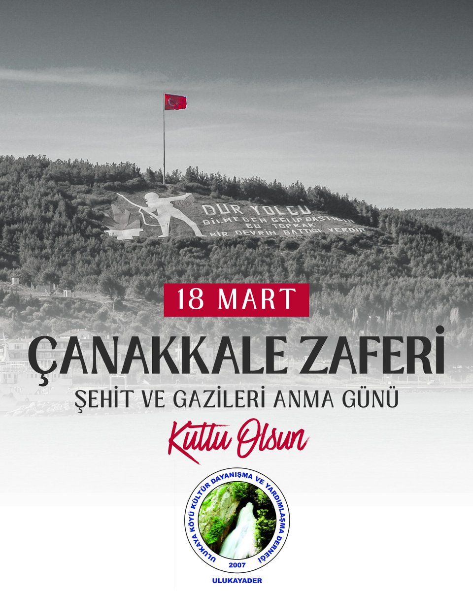 Ulukayader's tweet photo. Çanakkale, bir destandır! 🇹🇷 

Vatan uğruna canlarını feda eden kahraman şehitlerimizi rahmet, minnet ve şükranla anıyoruz.

“Çanakkale geçilmez!” diyerek yazılan bu şanlı destan, milletimizin birlik ve beraberliğinin en büyük nişanesidir.

Ruhları şad, mekanları cennet olsun. https://t.co/NmAICPTpAE