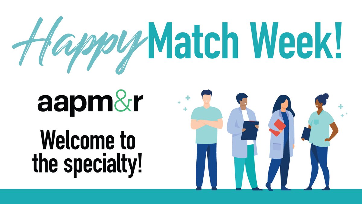 🎉Happy Match Week! 🎉

From all of us at the Academy, good luck this week! We're here for you in every career stage as you start your #physiatry journey!  

(And don't forget to tag us with your good news 😎)

#Match2025