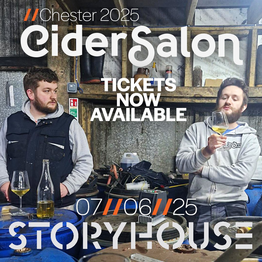 THAT BEER PLACE... (@thatbeerplacehq) on Twitter photo 🚨 Tickets for CIDER SALON CHESTER are LIVE! 🚨
Join us on Sat 7th June at <a href="/StoryhouseLive/">Storyhouse</a> for a celebration of world-class cider, featuring exceptional cider makers, tasting sessions & the Cider Makers’ Table – for a cider-paired feast! 🍏🥂
Tickets: bit.ly/CiderSalonChes… 🚨 Tickets for CIDER SALON CHESTER are LIVE! 🚨
Join us on Sat 7th June at <a href="/StoryhouseLive/">Storyhouse</a> for a celebration of world-class cider, featuring exceptional cider makers, tasting sessions & the Cider Makers’ Table – for a cider-paired feast! 🍏🥂
Tickets: bit.ly/CiderSalonChes…