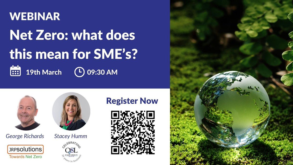 Struggling with the Net Zero challenge? We’ve got you covered! Join our Net Zero webinar tomorrow at 9:30 am! This webinar will give you a clearer understanding of how to tackle Net Zero. #WorcestershireHour eu1.hubs.ly/H0hzn8b0