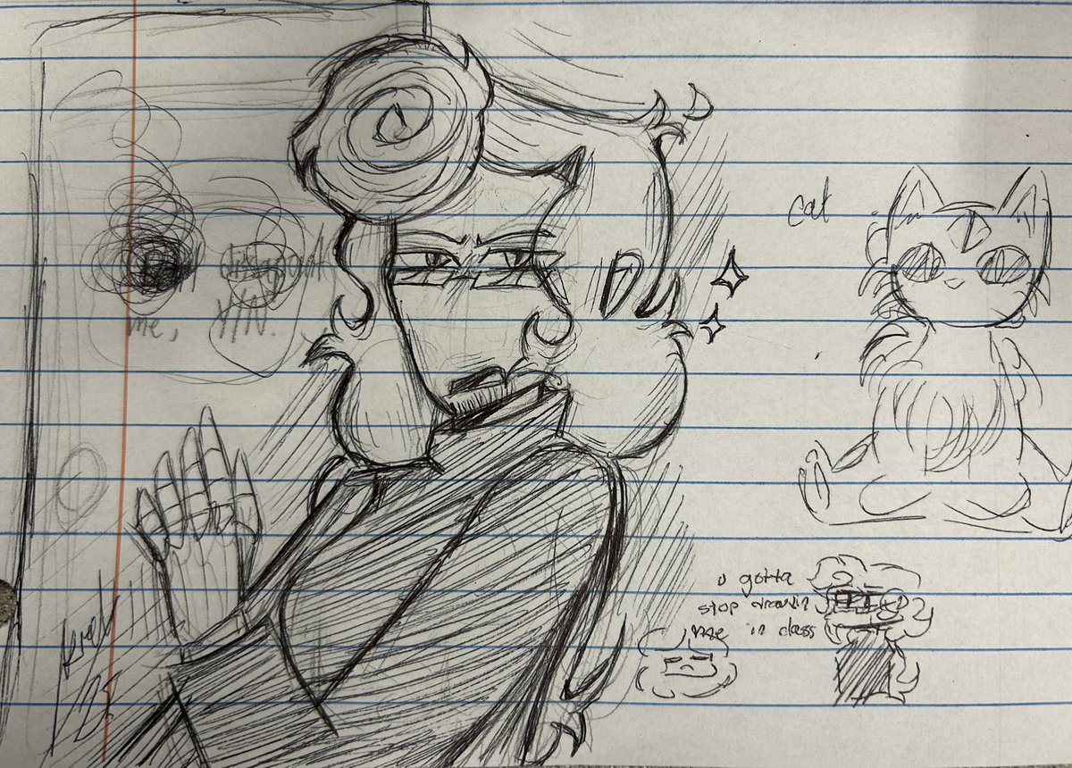 xia_doodles's tweet image. Doodle of Walden I drew today during my science test, (i did not cook on that exam) 

RF AU: @TheRealDeLacey 

#welcomehome #rainbowfactoryau #doodles #rfwally