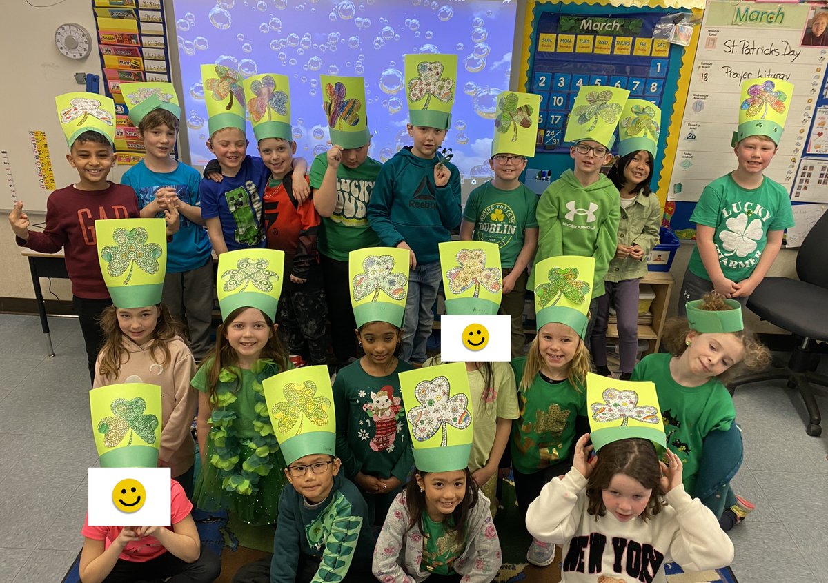 mclaughl10's tweet photo. HAPPY ST. PATRICK'S DAY!!  ☘️Lots of smiles and shamrocks ☘️for our special Saint Patrick ☘️of the Emerald Isle!  ☘️#ALCDSBCalledtoWitness https://t.co/JXxlWKb8Ui
