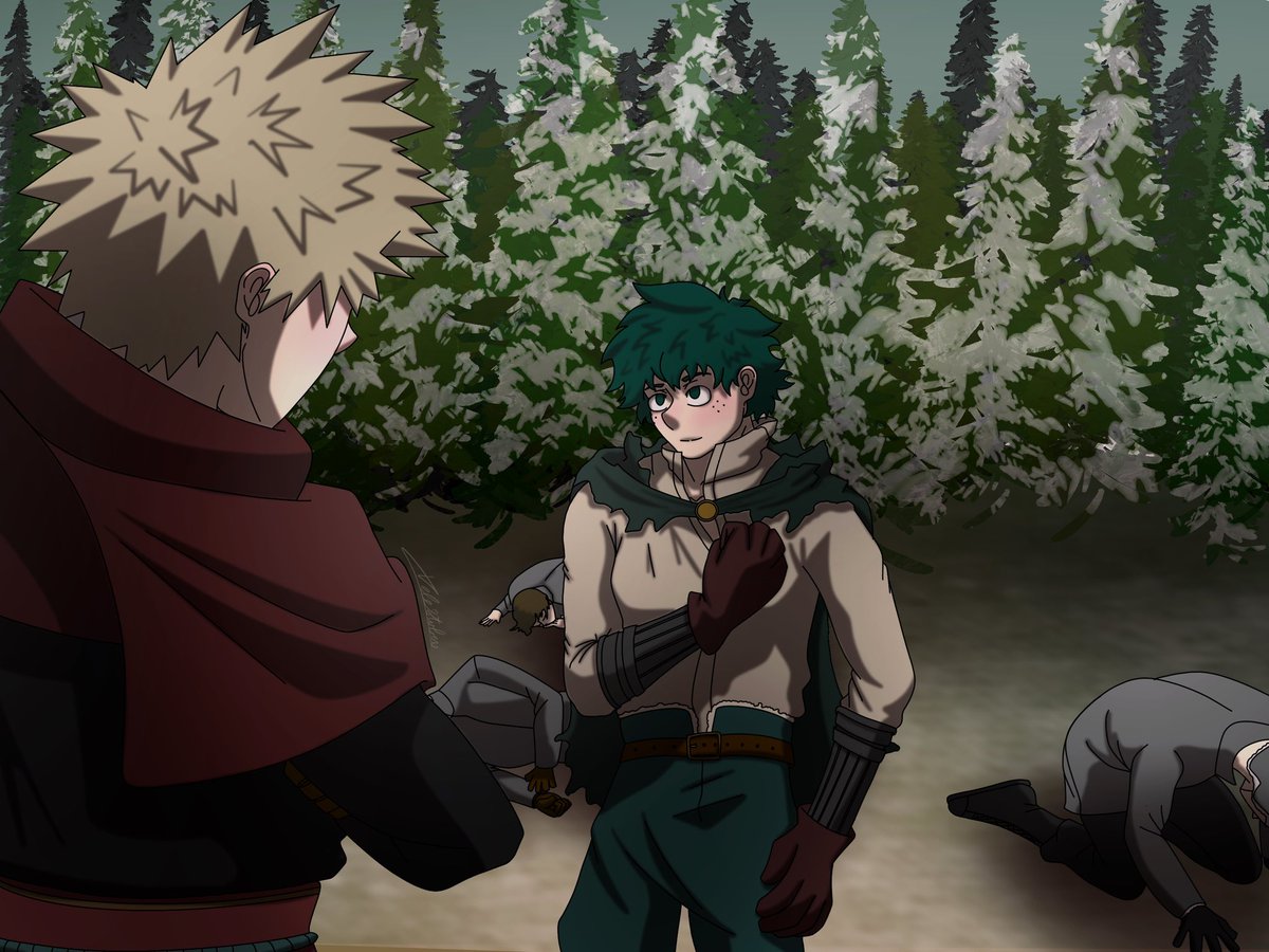 Another bang piece for the <a href="/EverAfterBKDK/">Ever After: BKDK Folklore & Fairy Tale Bang</a> bang!! This time I was paired with <a href="/creativgoggles/">g💥ggles | ✨follow me on p*treon for art now✨</a> and they wrote the most amazing fic!! Make sure to check it out! 

#bkdk #bakudeku

archiveofourown.org/works/63936400…