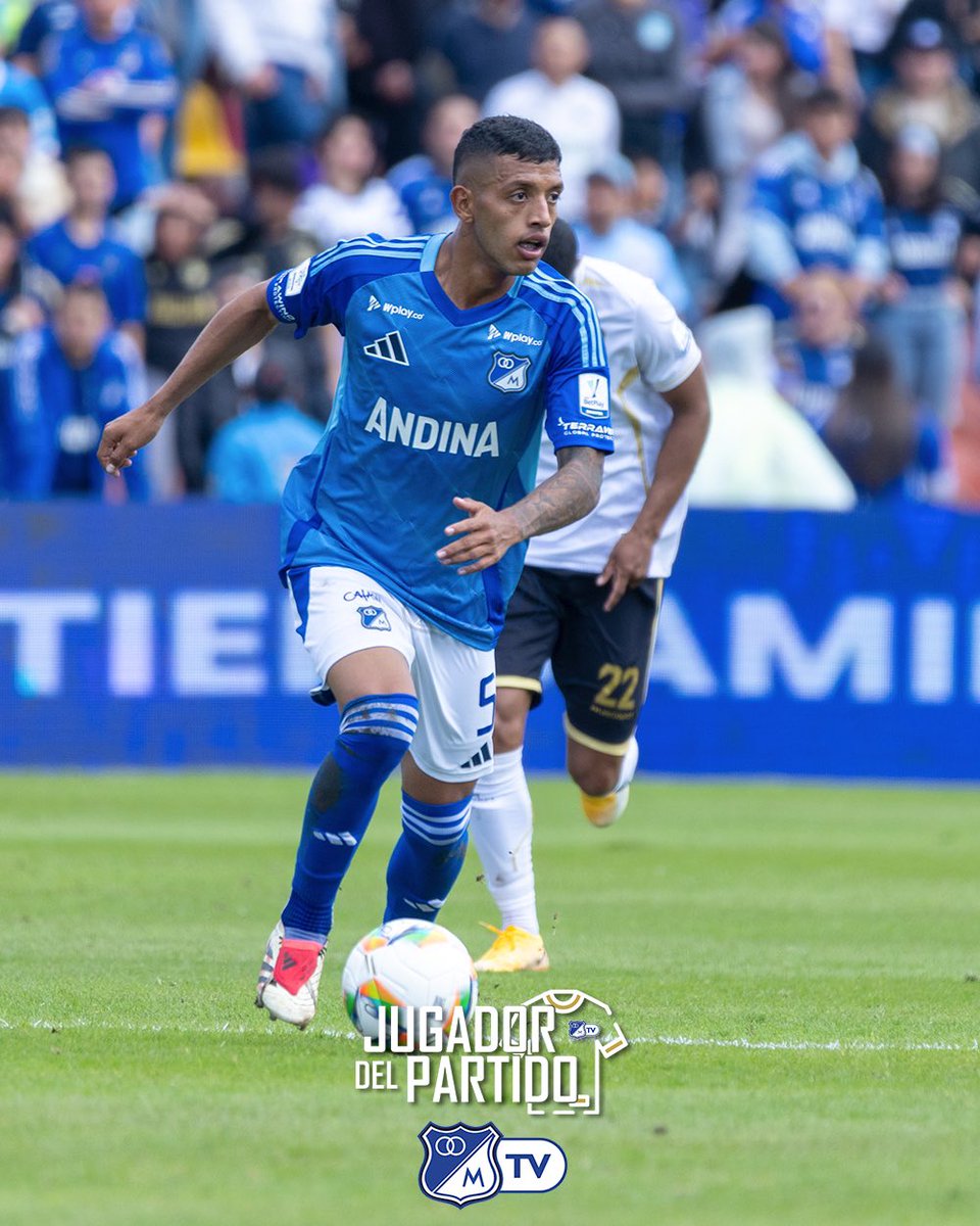 tv_mfc's tweet photo. 🔥📸 Nico Arévalo, la figura de Millos TV bajo el lente de Millos TV. Fuerza, sacrificio y entrega en cada jugada. 💙⚽️
#FiguraDelPartido #MillosTv https://t.co/lioxy6IHXh