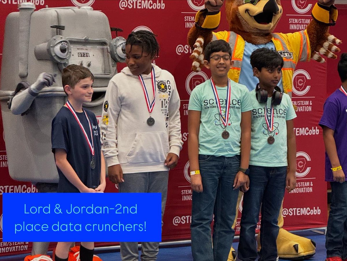 Our Science Olympiad team had a great time this past Sat @ Walton High school. We are so very proud of all who made the commitment &amp; shared their passion for all things Science! Thank you to Mr Splawski, Ms Paxson, &amp; Ms Jouanet for all you hard work w/ this team! #LearnLeadExcel