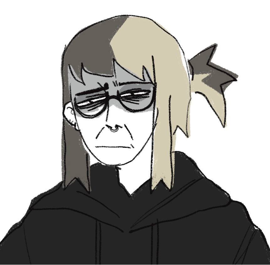 ferafel_'s tweet image. i drew myself and it looks like a wojak