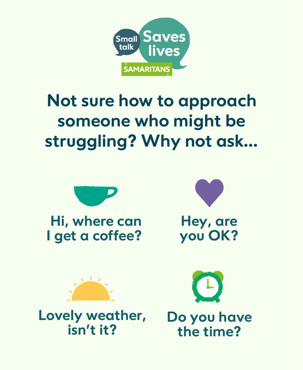 #smalltalksaveslives 💚