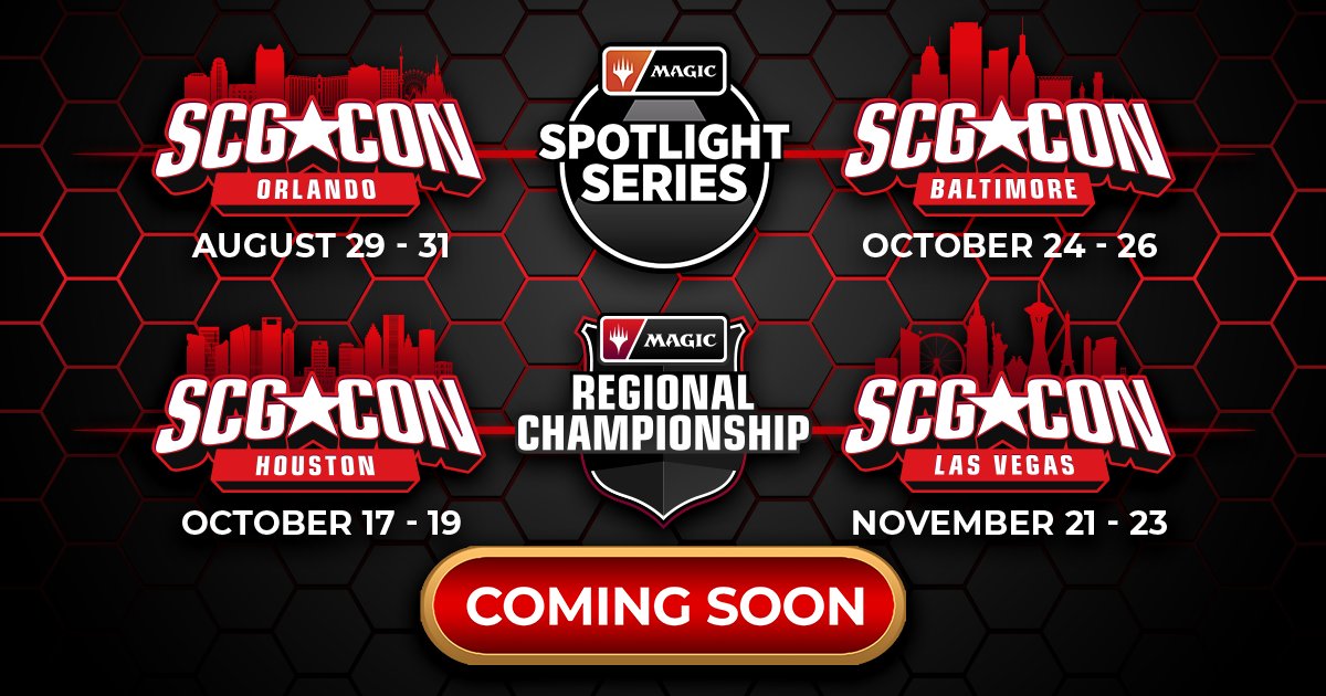 📢 New dates and locations alert! Mark your calendars and join us for these upcoming SCG CON events! 📅

#MTG

articles.starcitygames.com/magic-the-gath…