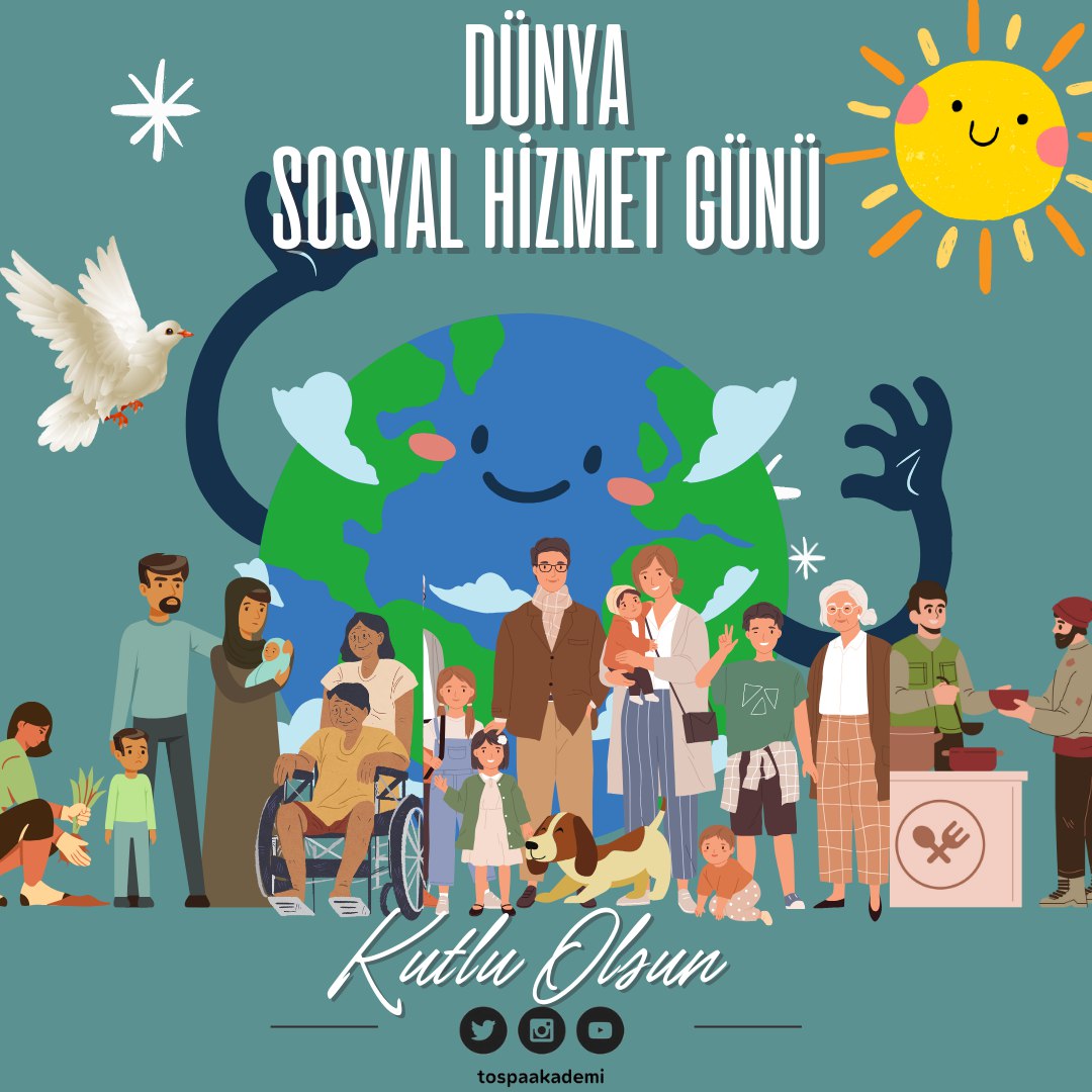 Toplumun en sancılı kesimlerine hizmet veren ve mesleğe gönül veren tüm sosyal hizmet uzmanlarının ve sosyal hizmet ailesinin gününü kutluyoruz.🌸🌏

#DünyaSosyalHizmetGünü