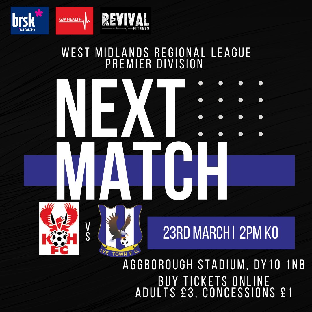 Next up!

We travel to Aggborough Stadium this weekend in a top of the table clash with <a href="/harrierswomen/">Kidderminster Harriers Women</a> 

Tickets need to be purchased online using the link below
harriers.ktckts.com/event/kid2425h…

#uptheflyers