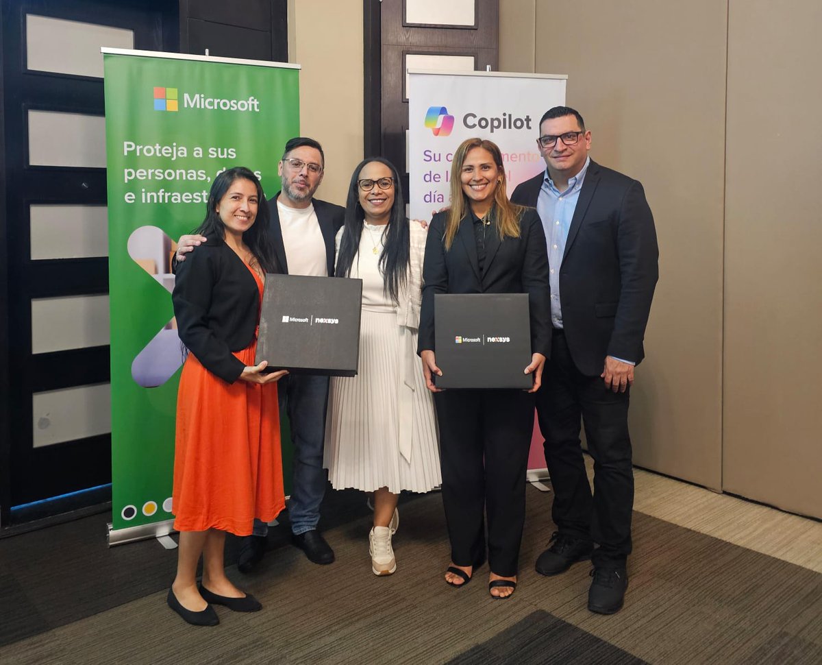 novutecgroup's tweet image. En días pasados participamos en el evento de #Microsoft Hacker al Acecho, en donde se pudo apreciar cómo las mentes brillantes luchan con el cibercrimen #Microsoft pone en acción su arcenal de protección para detener el ataque en tiempo real.
#Microsoft #ciberseguridad
