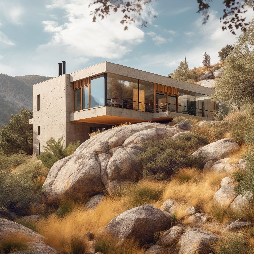 ideasss_page's tweet photo. A modern retreat built into the mountains. 🏡🌿

Sustainable materials
Solar &amp; wind-powered
Panoramic views
Rooftop garden
Living in harmony with nature never looked so good. Who’s ready? 🌍✨ 

#EcoArchitecture #MountainSolace #SustainableDesign #DreamHome #MinimalistLiving https://t.co/jBoA4wwebR