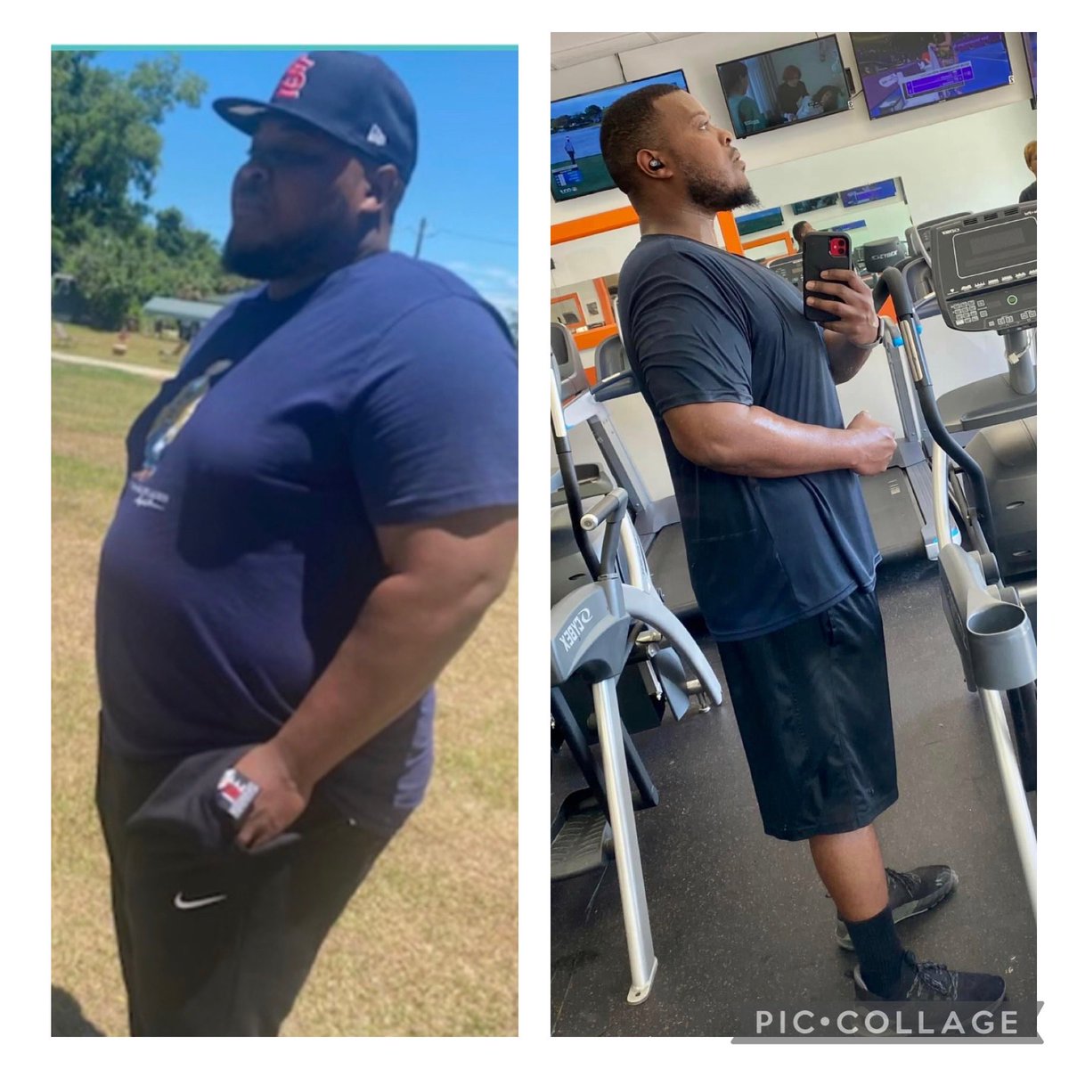 CoachHattenJr's tweet image. The picture on the left was married, deceived, and depressed; On the right is divorced, happy, and rediscovering myself. In “LOVE” I’m bacccckkkk! #Himothy