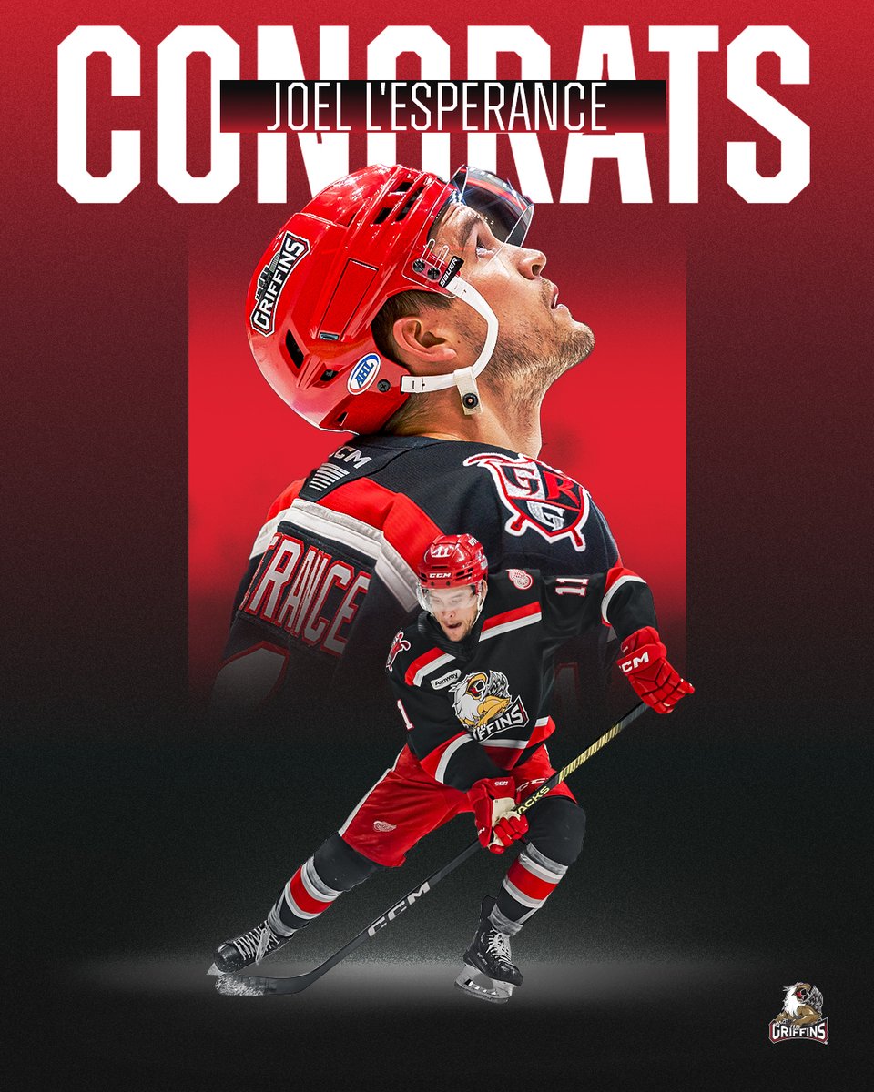 Congratulations to former Griffin Joel L'Esperance for an incredible career, as he has officially announced his retirement from professional hockey! We wish you all the best in your next phase of life 🫶🏒 #GoGRG