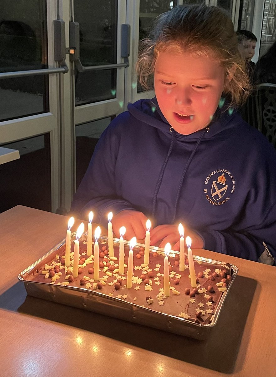 stpetersgala's tweet image. Birthday celebrations on residential for this P7! Supper at the end of a very busy, fun-filled day with indoor and outdoor team games. Time to get ready for bed! @SBCEducation1 #barcaple #enjoylearning