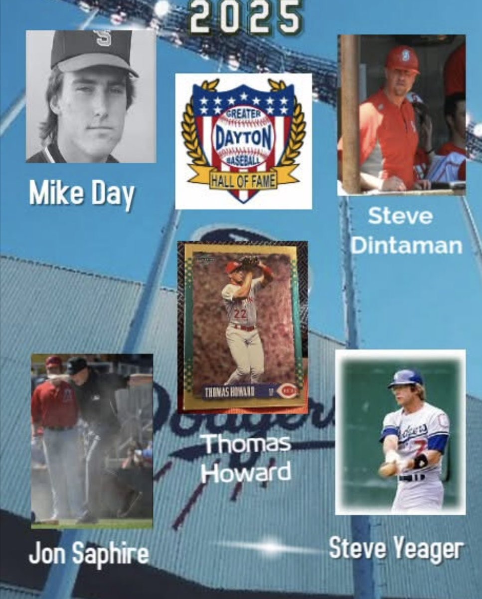 Honored to be elected in this class &amp; excited to join the Greater Dayton Baseball Hall of Fame! #RollPride
