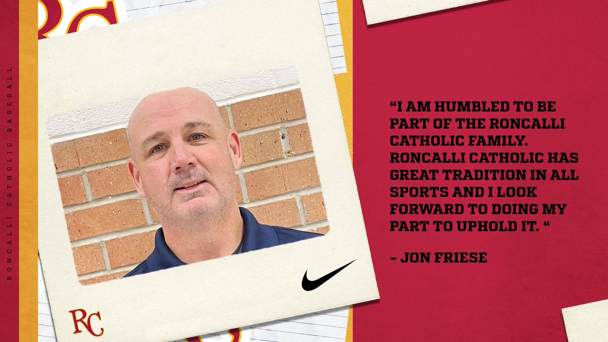 Roncalli Catholic is excited to announce the hiring of Jon Friese as the new Head Baseball Coach beginning with the 2025-2026 baseball season. <a href="/RCHSBall/">Roncalli Catholic Baseball</a>