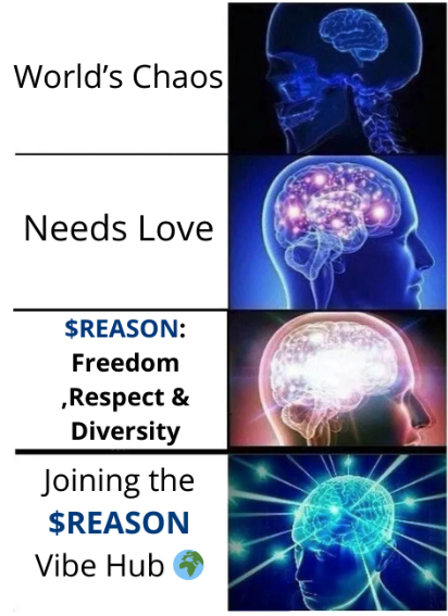 Reason_coin's tweet photo. 🌈 Big brain energy! Join the $REASON Vibe Hub for ultimate vibes! 😂 Check: https://t.co/4ShTk7kPX7 Telegram: https://t.co/tQ0cDT9ytJ  @Reason_coin #MemeCoin #Solana https://t.co/vInnAv5xkw
