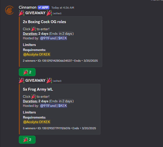 allukamazing's tweet photo. Exclusive WLs and OG spots for @FrogArmyHeroes and @BoxingCocks 🐔🐸

Happening at @ronin_kek discord for $KEK holders. https://t.co/0KloCyq2oz