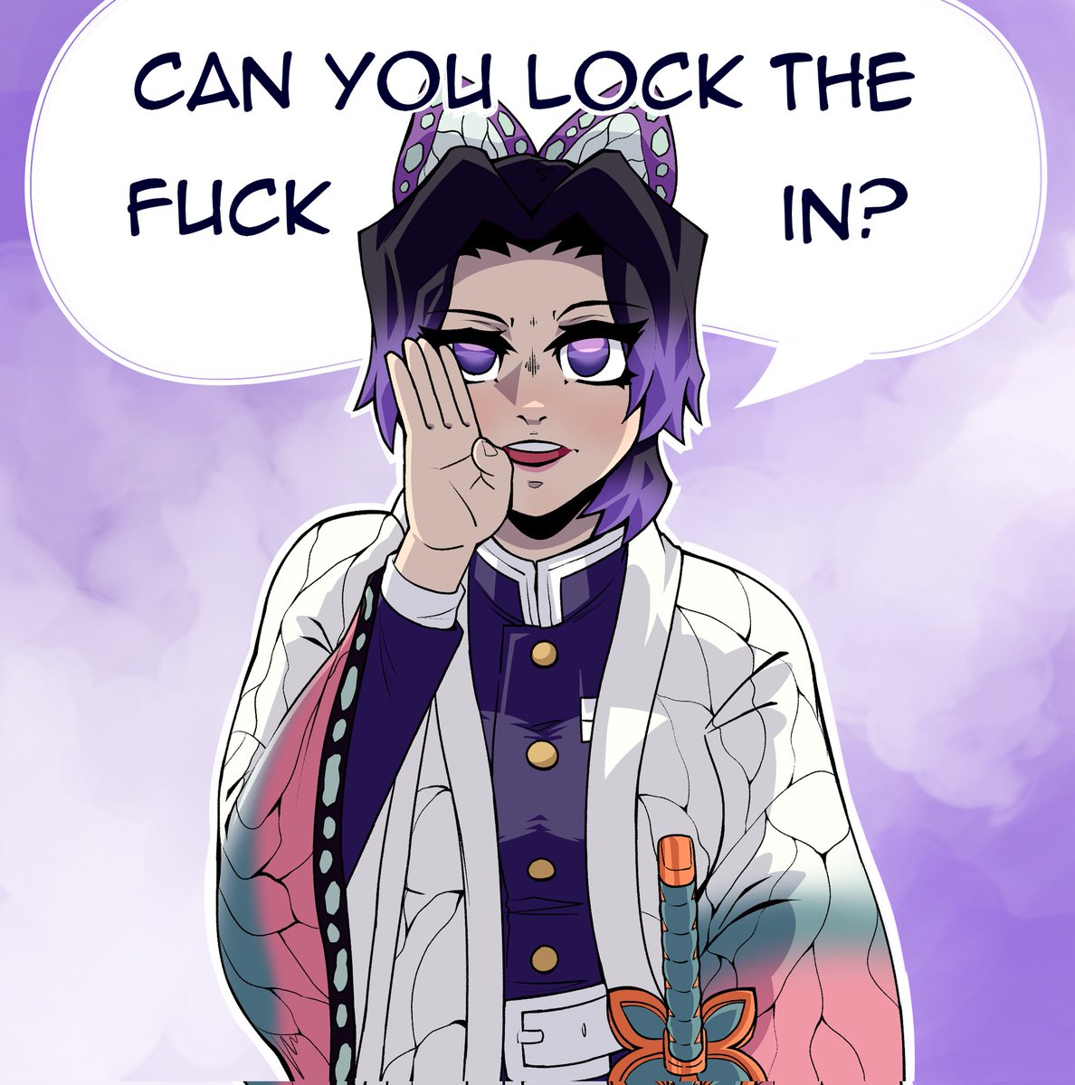 Commission of shinobu! #Commission #DemonSlayer #shinobu