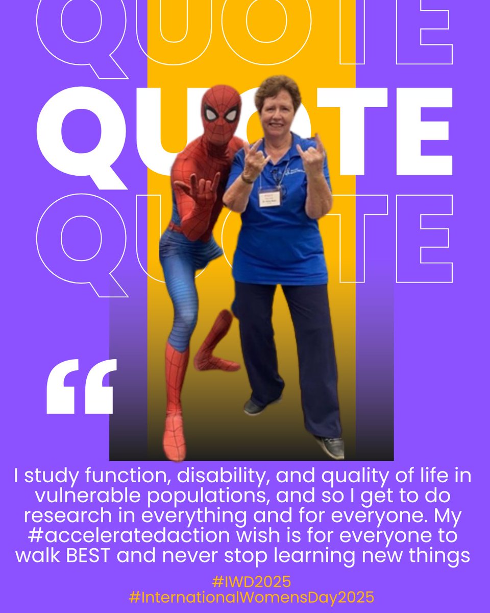 At THE INSTITUTE <a href="/RIMUHC1/">Research Institute of the MUHC (The Institute)</a>, I study function, disability, and quality of life in vulnerable populations, and so I get to do research in everything and for everyone. I am also an inventor/entrepreneur in the digital health space @physiobiometrics  <a href="/Nancy2Mayo/">Nancy mayo</a>