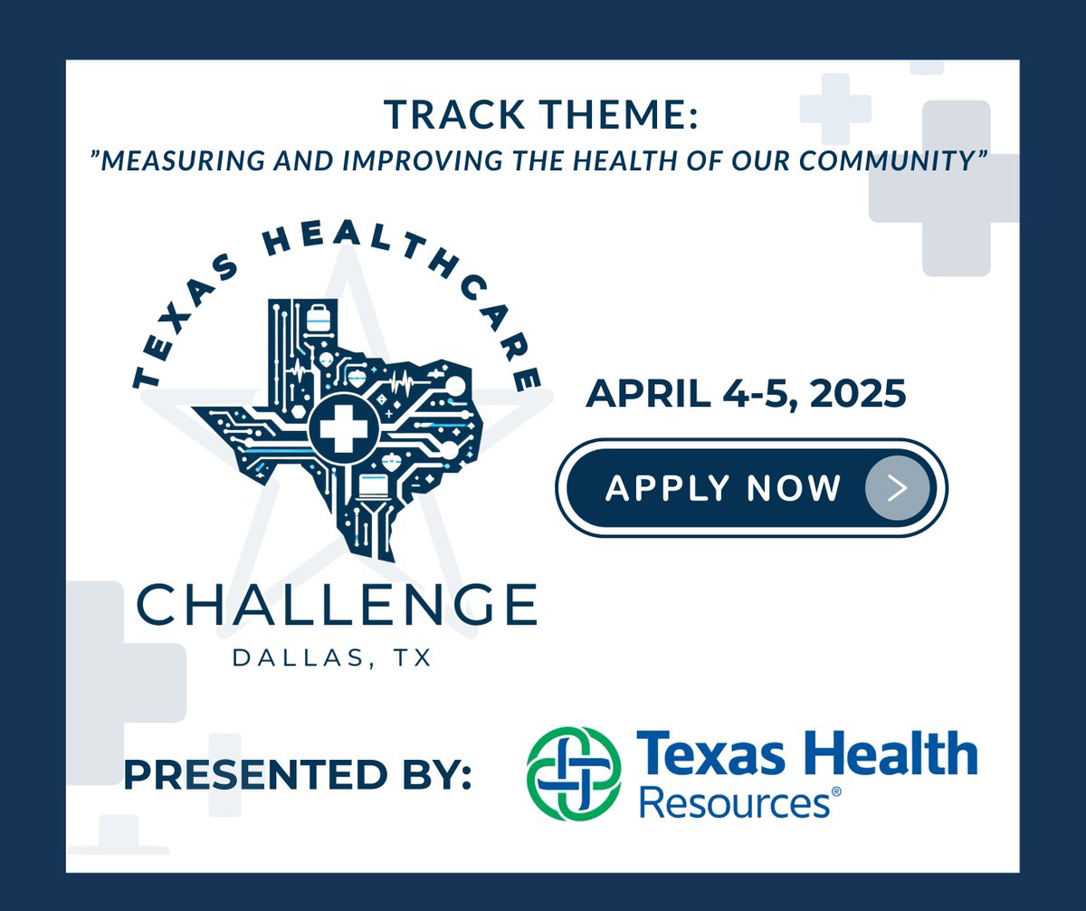 Health Wildcatters (@hwildcatters) on Twitter photo <a href="/texashealth/">TexasHealthResources</a> is committed to improving community health through data, technology, & innovation. 💚
Join us at the 2025 TXHCC to explore solutions that drive measurable impact!
🔗 Apply today: t.ly/txhcc25 (Limited spots remaining!)
#TXHCC2025 <a href="/texashealth/">TexasHealthResources</a> is committed to improving community health through data, technology, & innovation. 💚
Join us at the 2025 TXHCC to explore solutions that drive measurable impact!
🔗 Apply today: t.ly/txhcc25 (Limited spots remaining!)
#TXHCC2025