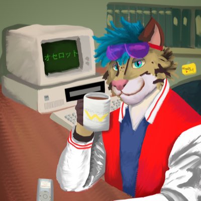 Ahora si me lo pongo de perfil. Mil gracias a <a href="/TonyWillRock/">@tonywillrock.bsky.social 🏳️‍🌈 - Hiatus</a> por el chulísimo dibujo con muchas referencias preciosas 😺✨

#NuevaFotoDePerfil