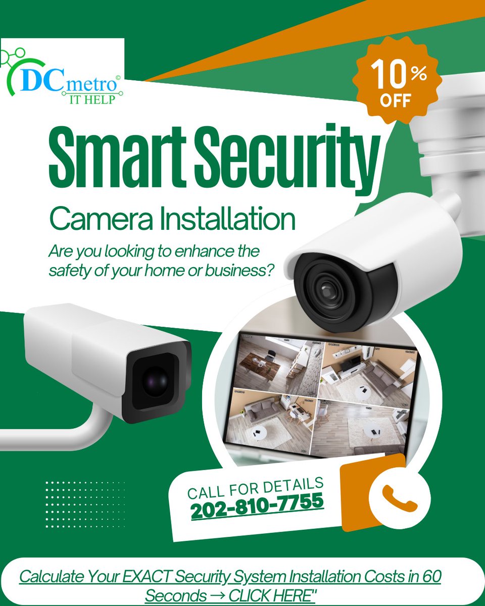 dcmetroIThelp's tweet photo. Need to calculate your exact SSTV cameras installation costs  in 60 minutes click below link https://t.co/lamGk19Ag3