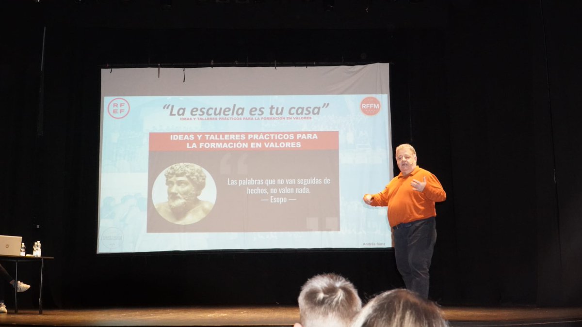 RFFM (@rffm_oficial) on Twitter photo La Escuela de <a href="/EntrenadoRffm/">Comité y Escuela de Entrenadores de la RFFM</a> lleva la formación y valores UEFA al fútbol sala con la visita de 'La Escuela es tu casa' a <a href="/1mostolesfs/">MRB-FS Móstoles</a>, <a href="/FSFMostoles/">MRB MÓSTOLES FSF</a> y <a href="/LaVillaMostoles/">La Villa Móstoles FS</a>.
El Teatro Villa de <a href="/AytoMostoles/">Ayuntamiento de Móstoles</a> ha acogido las ponencias de <a href="/serranonino/">miguel angel serrano</a>, <a href="/Andresparis1/">Andrés París</a> y <a href="/futsalcoach_es/">Andrés Sanz</a>. La Escuela de <a href="/EntrenadoRffm/">Comité y Escuela de Entrenadores de la RFFM</a> lleva la formación y valores UEFA al fútbol sala con la visita de 'La Escuela es tu casa' a <a href="/1mostolesfs/">MRB-FS Móstoles</a>, <a href="/FSFMostoles/">MRB MÓSTOLES FSF</a> y <a href="/LaVillaMostoles/">La Villa Móstoles FS</a>.
El Teatro Villa de <a href="/AytoMostoles/">Ayuntamiento de Móstoles</a> ha acogido las ponencias de <a href="/serranonino/">miguel angel serrano</a>, <a href="/Andresparis1/">Andrés París</a> y <a href="/futsalcoach_es/">Andrés Sanz</a>.
