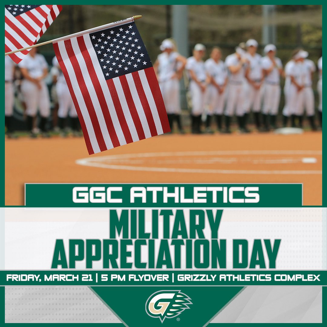 🇺🇸 ✈️ 🇺🇸 ✈️ 

Arrive early. Bring your patriotism. Flyover at 5pm sharp. All Military personnel are welcome to join the Grizzlies on the field for the pregame ceremony.

#AFFlyover | #ClawsOut