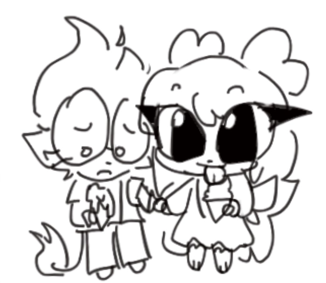 pinegingi's tweet photo. ice cream noo #shadowblaze https://t.co/fO5iSS9wop