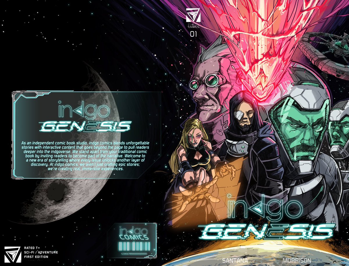 Full cover of INDGO: Genesis 🌓

#indgogenesis #comics