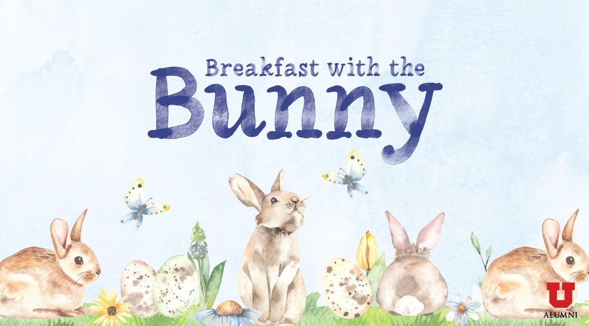 Hop on over to the Alumni House the morning of Saturday, April 12 for Breakfast with the Bunny. 🥚🐰

Enjoy a family-friendly event with goodie bags for kids 12 and under, memorable photos with the Easter Bunny, and exclusive swag for adults.

🔗 Details: ow.ly/f6br50VjwKP