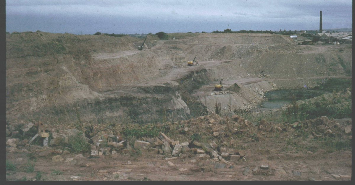 Lane End Brickworks, Buckley. 1975.
The Clay Pit.