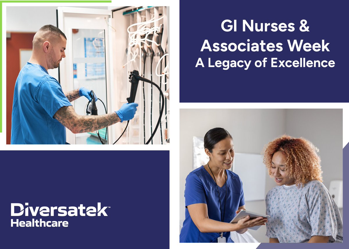 This GI Nurses &amp; Associates Week, Diversatek Healthcare proudly honors the incredible GI nurses and associates who bring compassion, expertise, and unwavering dedication.

Thank you for building a legacy of excellence in gastroenterology. 

#GINAW2025 #Proud2BGI #HealthcareHeroes