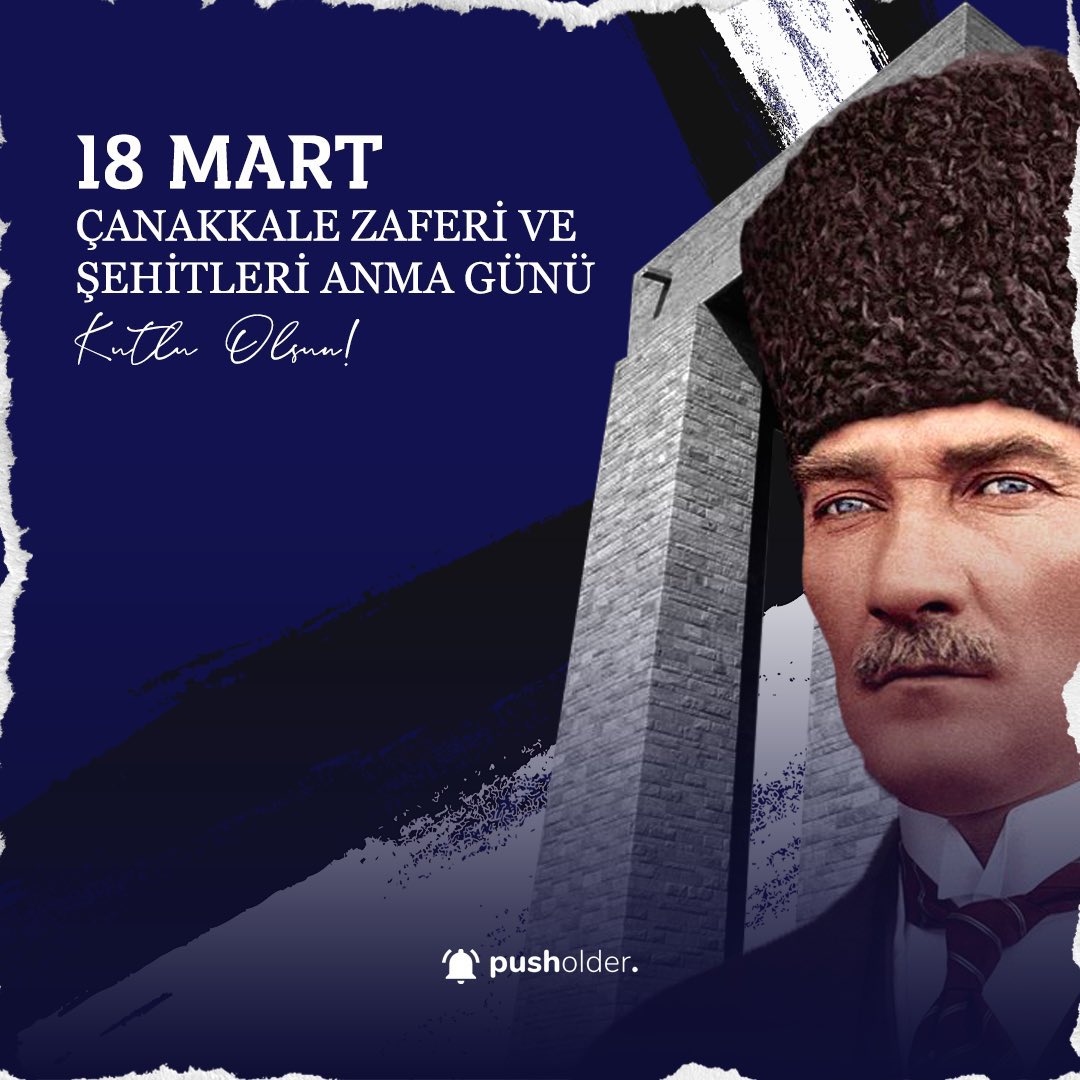 pusholder's tweet photo. 18 Mart | Çanakkale Zaferi'nin 110. yılı 🇹🇷 https://t.co/KdkY2kLGY5