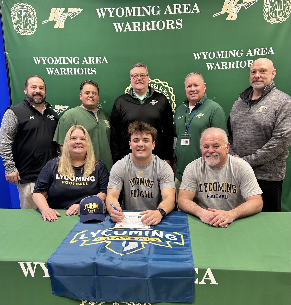 Joe Pizano (@pacoachp) on Twitter photo #WyomingAreaFootball
Congrats to WA’s Michael Crane on his decision to continue his Academic and Athletic Football career at Lycoming College. <a href="/michaelcrane_23/">Michael Crane</a> <a href="/WarriorsFBall/">Lycoming Football</a> <a href="/WyomingAreaAthl/">Wyoming Area Athletics</a> #WyomingAreaFootball
Congrats to WA’s Michael Crane on his decision to continue his Academic and Athletic Football career at Lycoming College. <a href="/michaelcrane_23/">Michael Crane</a> <a href="/WarriorsFBall/">Lycoming Football</a> <a href="/WyomingAreaAthl/">Wyoming Area Athletics</a>