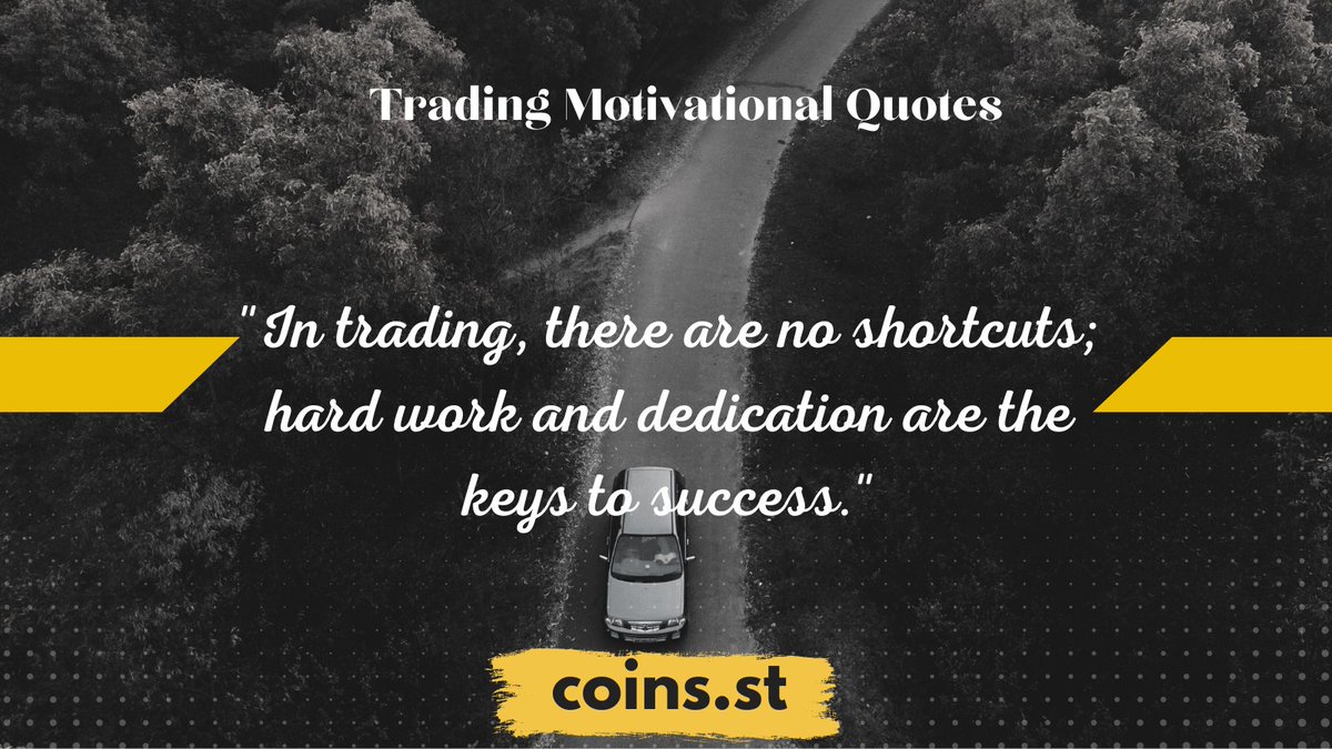 In trading, there are no shortcuts, discipline,  hard work and dedication are the keys to success.

Do you trade crypto ?

Come invest with coins.st, we list only the best #crypto projects